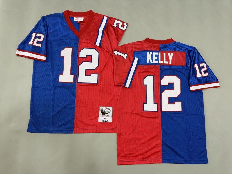 Men 2025 Buffalo Bills #12 Kelly blue red Throwback Limited NFL Jersey style 001->buffalo bills->NFL Jersey